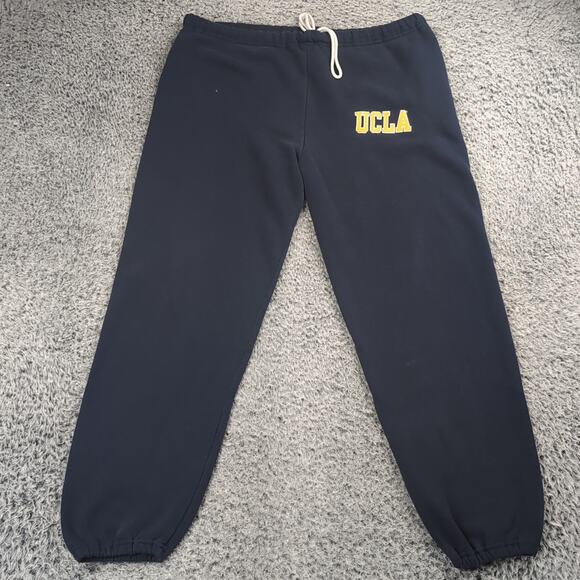 UCLA Bruins Pants Men Extra Large Blue Embroidered Jogger Sweat Pants Chore - Picture 3 of 8